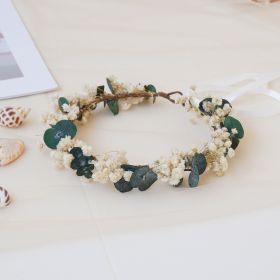 Baby Breath Crown, Dried Crown, Bride Crown, Wedding Crown, Daily Crown, Party Crown, Birthday Crown. (Option: Adult)