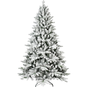 White Christmas Treemixed Flocked Tree (Option: 5ft PE PVC)