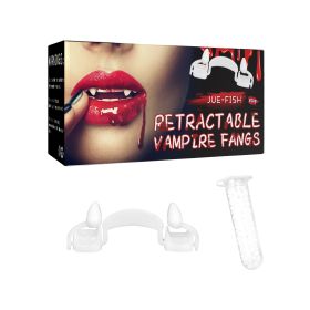 Retractable Vampire Fangs Party Dance Fangs Spoof Teeth Halloween Costume (Option: 1pc)