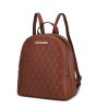 MKF Collection Sloane Vegan Leather Multi-Compartment Backpack by Mia K.