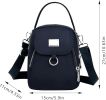 Women Crossbody Bag Nylon Messenger Bags Simple Purse for Work, Multi-pocket Storage Shoulder Handbag